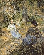 Camille Pissarro Rest of the peasant woman oil painting on canvas